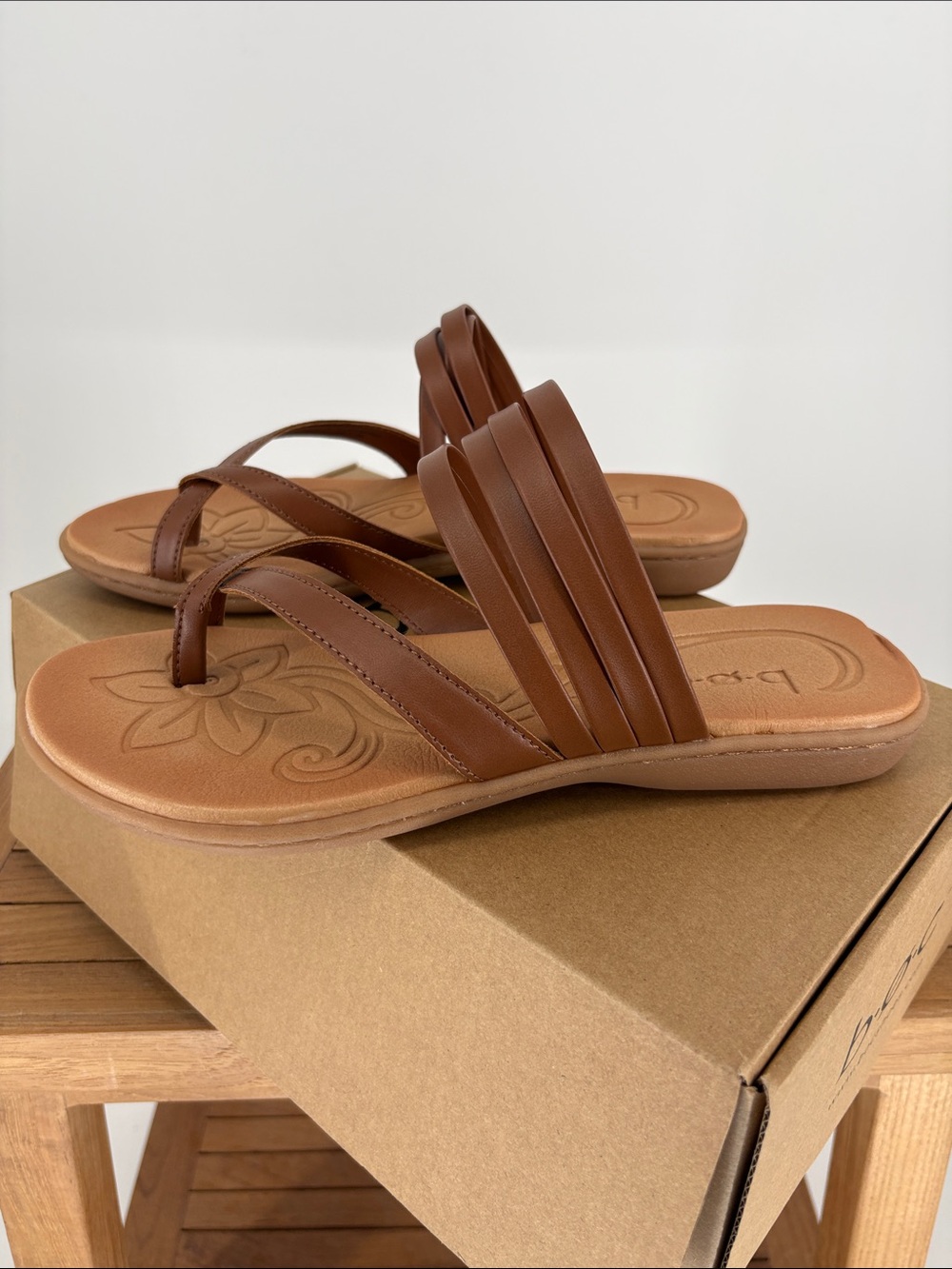 New BOC SHOES Women’s ALISHA Light Brown Strappy Women's Sandal size 9M - Picture 5 of 6
